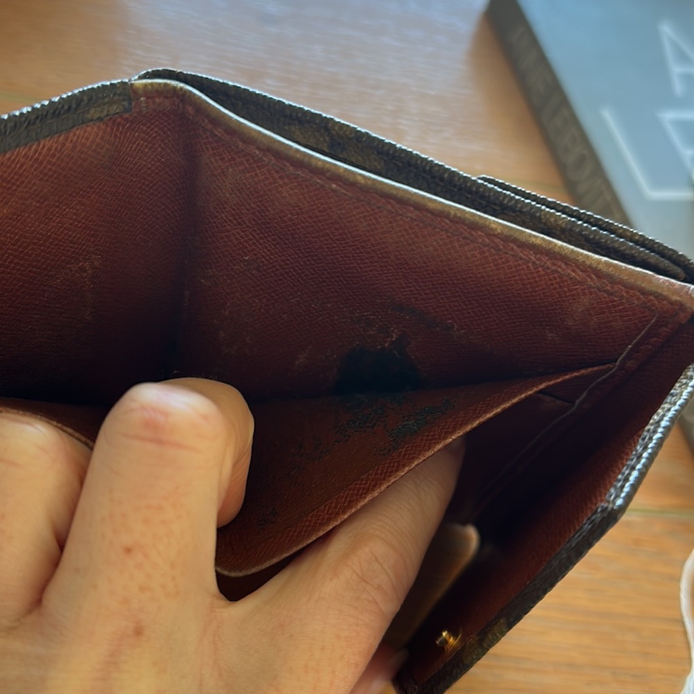 🤎 Vintage Louis Vuitton Monogram Double Snap Wallet - Picture 12 of 16